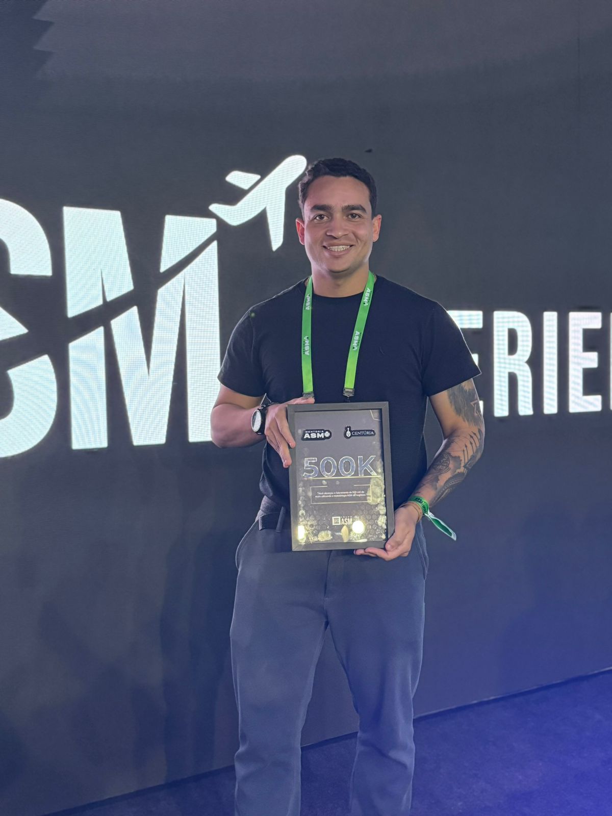 Cerimônia de premiação ASM 500K